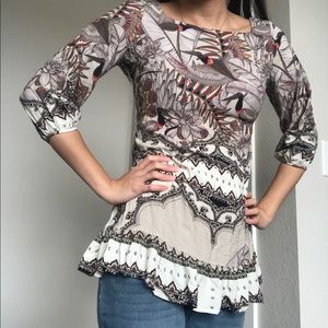 Farm Rio bird blouse